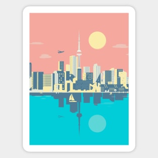Toronto Canada by Cindy Rose Studio Sticker